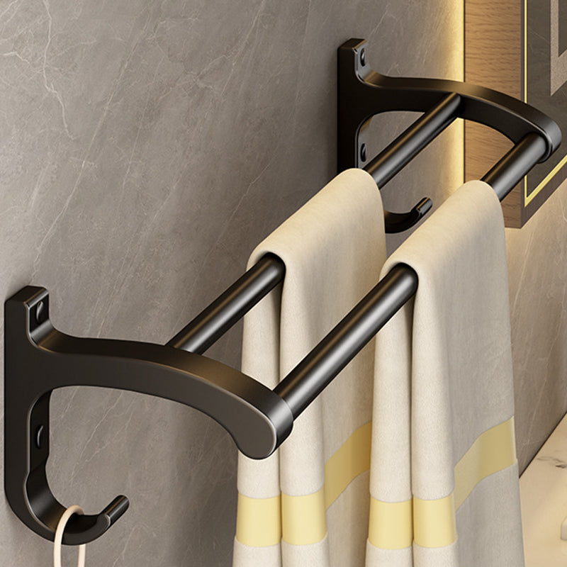 Skorter | Modern black metal bathroom hardware set towel bar bathroom hardware set