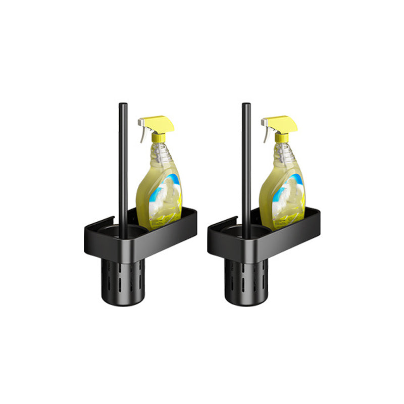 Skorter | Modern black metal bathroom hardware set towel bar bathroom hardware set