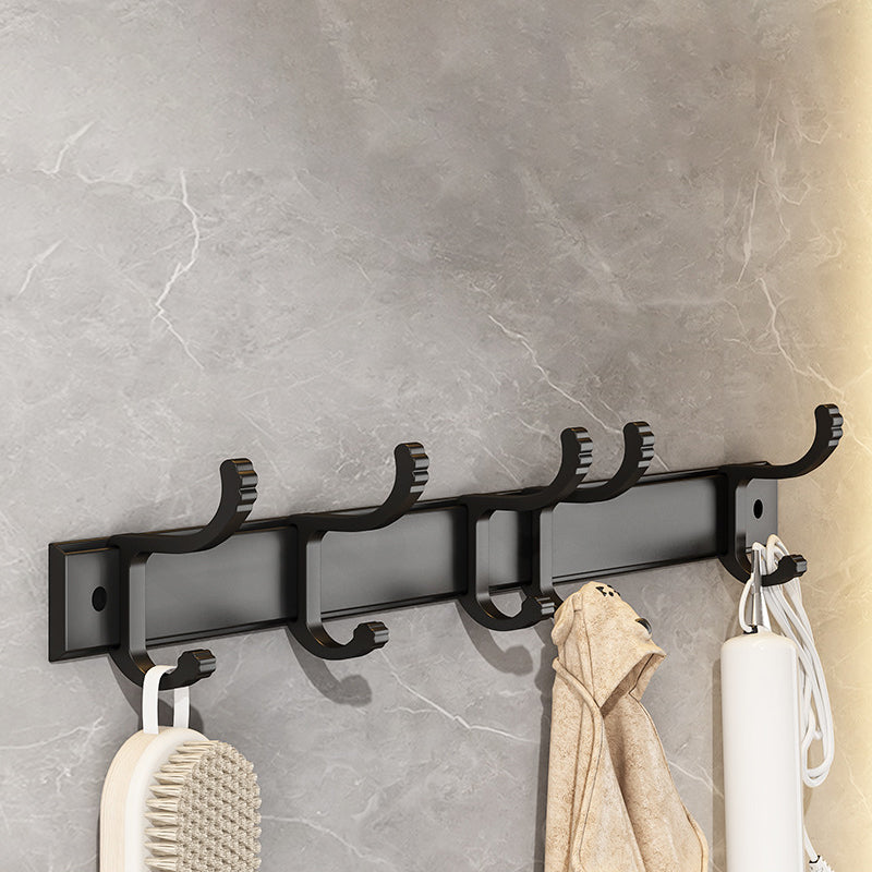 Skorter | Modern black metal bathroom hardware set towel bar bathroom hardware set