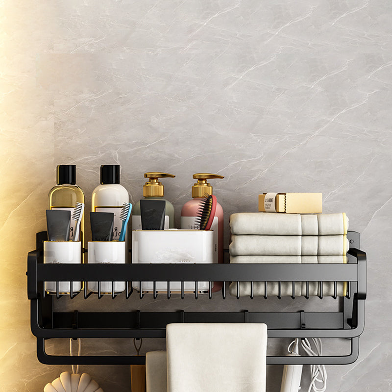 Skorter | Modern black metal bathroom hardware set towel bar bathroom hardware set