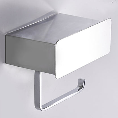 Skorter | 2-piece stainless steel classic bathroom accessory set black & chrome paper holder