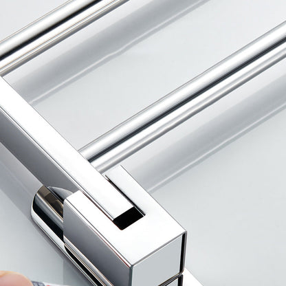 Skorter | Chrome Modern Bathroom Hardware Set Stainless Steel Towel Hook/Towel Bar & Bath Shelf