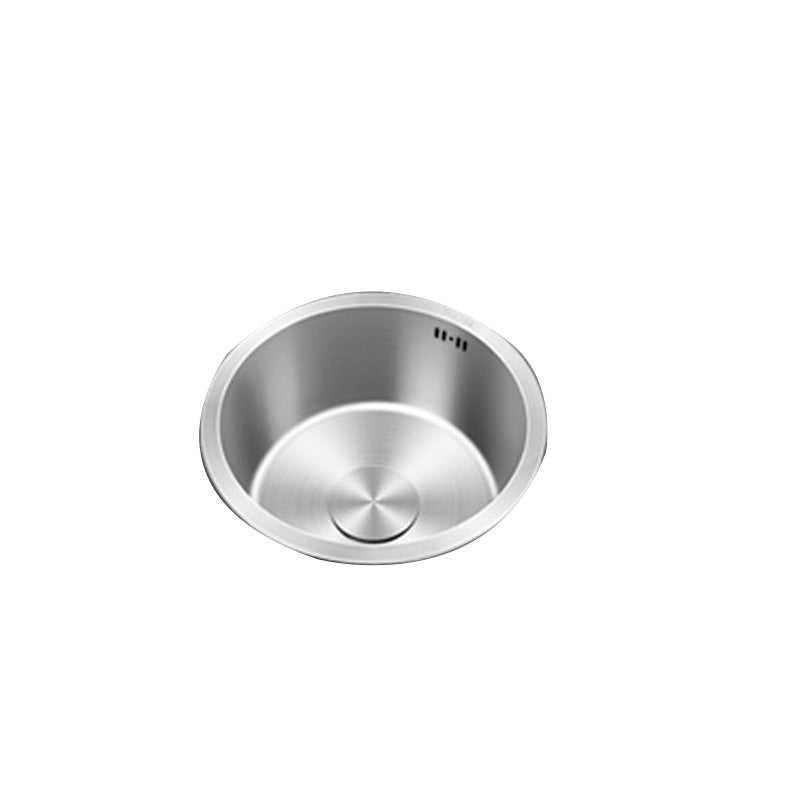 Skorter | Contemporary Style Kitchen Sink Stainless Steel Round Kitchen Sink