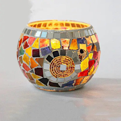 Candle Holder- Decorative Glass