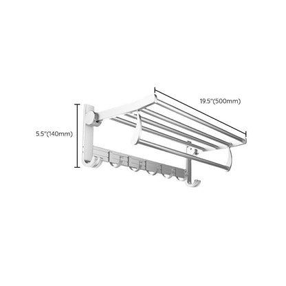 Skorter | Chrome/Black Classic Bathroom Accessories Set Modern Bath Shelf/Towel Bar & Paper Holder