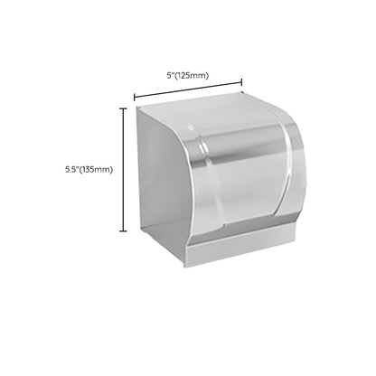 Skorter | Chrome/Black Classic Bathroom Accessories Set Modern Bath Shelf/Towel Bar & Paper Holder