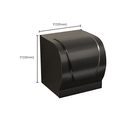 Skorter | Chrome/Black Classic Bathroom Accessories Set Modern Bath Shelf/Towel Bar & Paper Holder