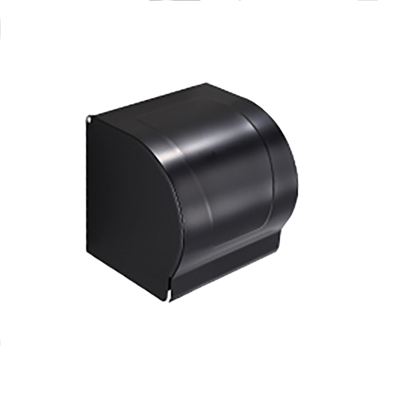 Skorter | Contemporary Bathroom Accessory Set Black Surface Bathrobe Hook/Towel Ring Bar