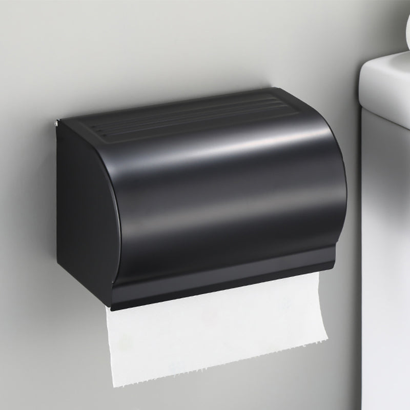 Skorter | Contemporary Bathroom Accessory Set Black Surface Bathrobe Hook/Towel Ring Bar