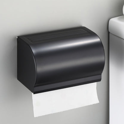 Skorter | Contemporary Bathroom Accessory Set Black Surface Bathrobe Hook/Towel Ring Bar