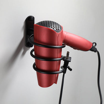 Skorter | Contemporary Bathroom Accessory Set Black Surface Bathrobe Hook/Towel Ring Bar