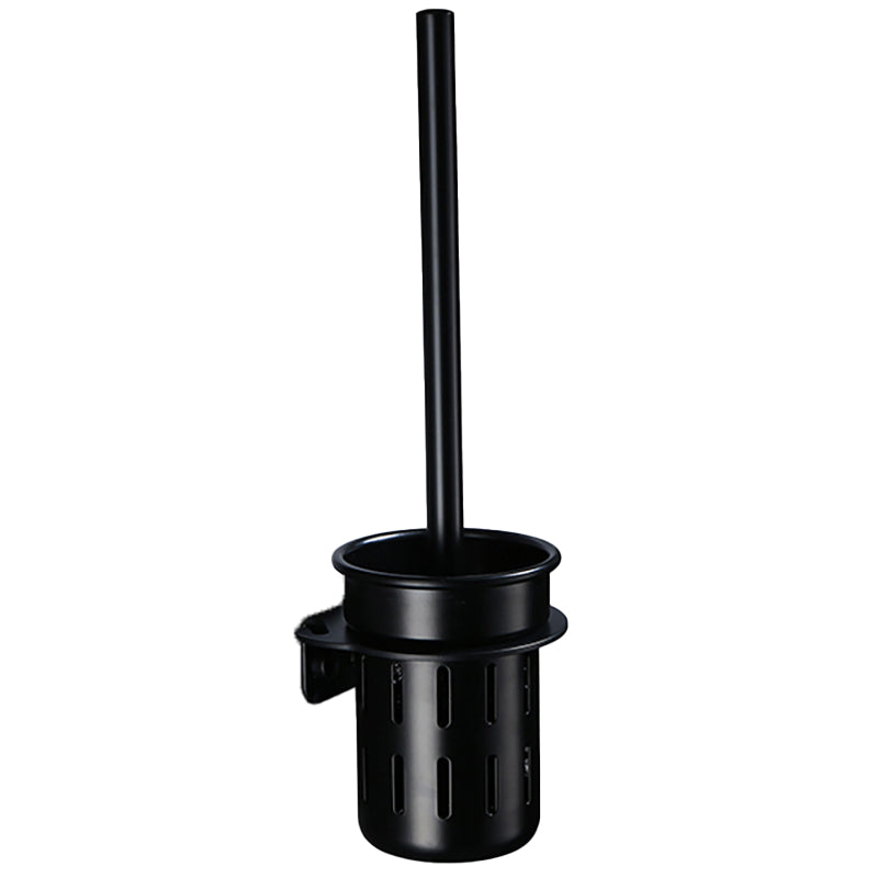 Skorter | Contemporary Bathroom Accessory Set Black Surface Bathrobe Hook/Towel Ring Bar