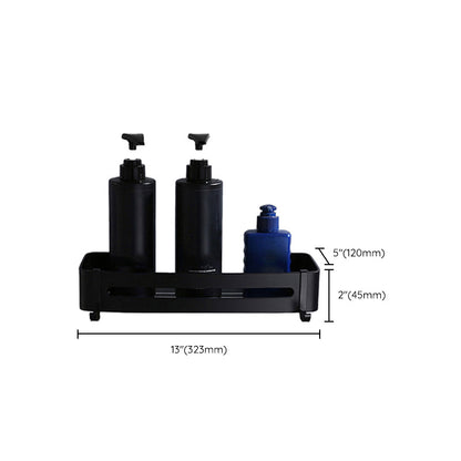 Skorter | Contemporary Bathroom Accessory Set Black Surface Bathrobe Hook/Towel Ring Bar