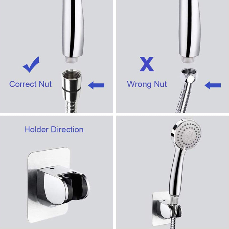 Skorter | Contemporary Style Shower Head Metal Bathroom Shower Head with Hose