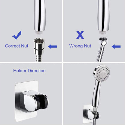 Skorter | Contemporary Style Shower Head Metal Bathroom Shower Head with Hose