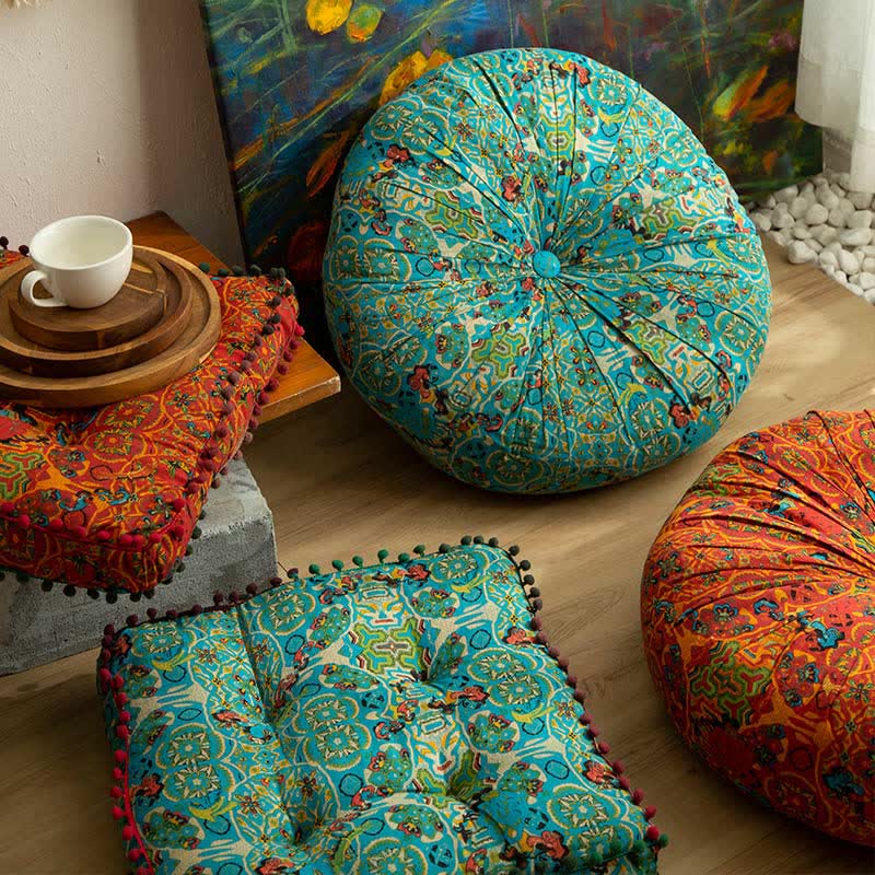 Skorter | Bohemian Style Chair Pad Floor Pillows