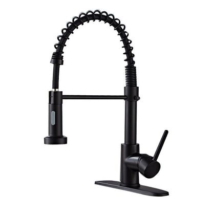Skorter | Glam Basin faucet Brass lever fittings Spring neck three-way outlet Bathroom sink faucet