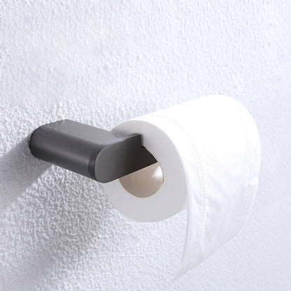 Skorter | Dark Gray Modern Bathroom Accessory Set Stainless Steel Bathroom Accessory Set