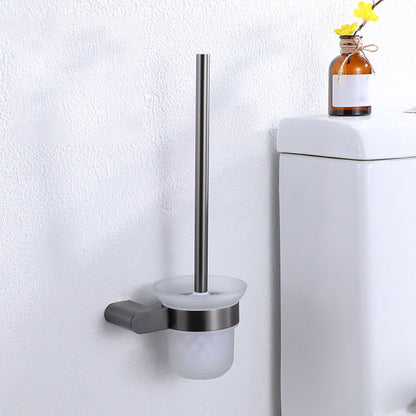 Skorter | Dark gray modern bathroom accessory set stainless steel bathroom accessory set