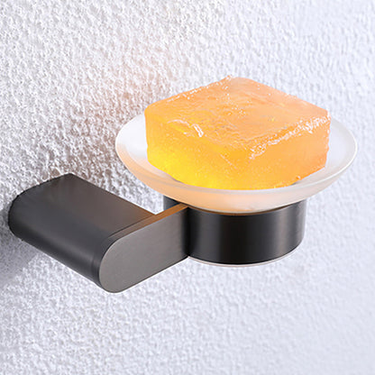 Skorter | Dark Gray Modern Bathroom Accessory Set Stainless Steel Bathroom Accessory Set