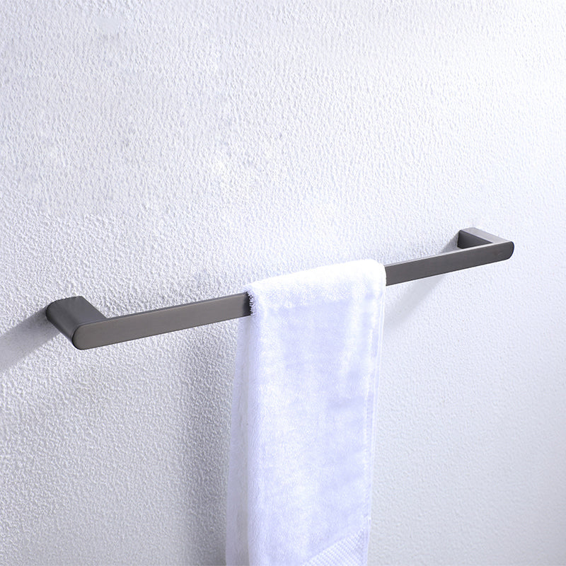 Skorter | Dark gray modern bathroom accessory set stainless steel bathroom accessory set