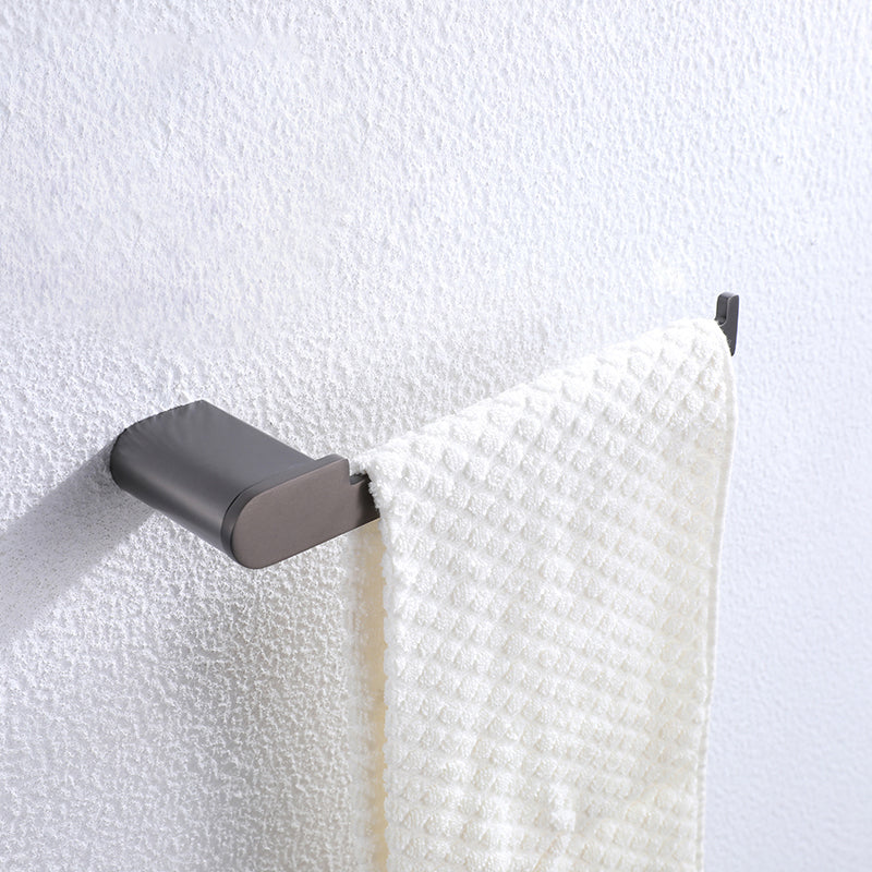 Skorter | Dark gray modern bathroom accessory set stainless steel bathroom accessory set