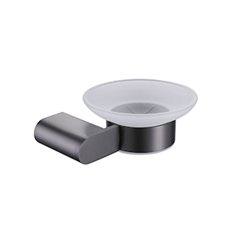 Skorter | Dark Gray Modern Bathroom Accessory Set Stainless Steel Bathroom Accessory Set