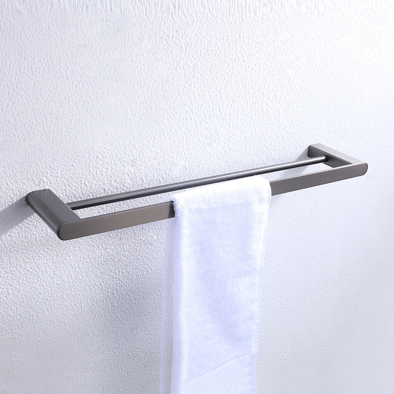 Skorter | Dark gray modern bathroom accessory set stainless steel bathroom accessory set