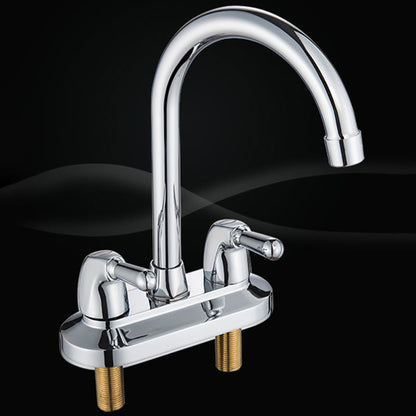 Skorter | 2-Handle Modern Vessel Sink Faucet Three-Way Bathroom Faucet