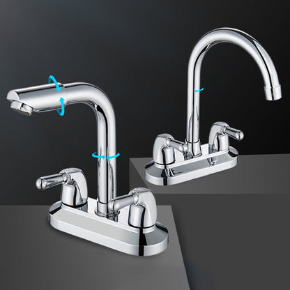 Skorter | 2-Handle Modern Vessel Sink Faucet Three-Way Bathroom Faucet