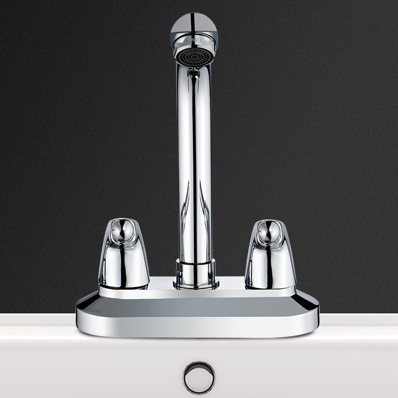 Skorter | 2-Handle Modern Vessel Sink Faucet Three-Way Bathroom Faucet