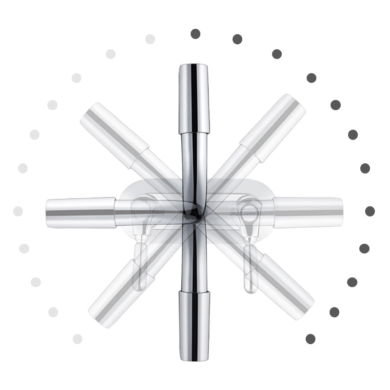 Skorter | 2-Handle Modern Vessel Sink Faucet Three-Way Bathroom Faucet