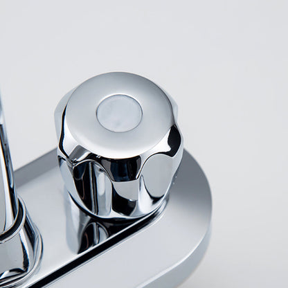 Skorter | 2-Handle Modern Vessel Sink Faucet Three-Way Bathroom Faucet