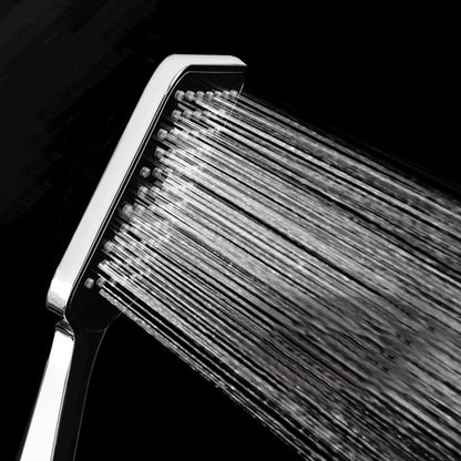 Skorter | Chrome Square Shower Head Combination Wall Mounted and Ceiling Mounted Handheld Shower