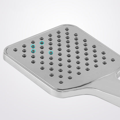 Skorter | Chrome Square Shower Head Combination Wall Mounted and Ceiling Mounted Handheld Shower