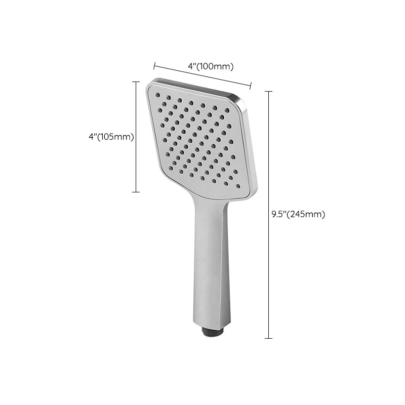 Skorter | Chrome Square Shower Head Combination Wall Mounted and Ceiling Mounted Handheld Shower