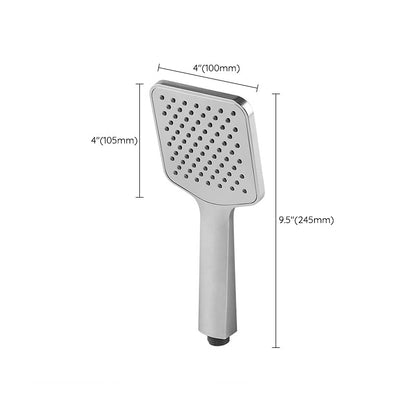 Skorter | Chrome Square Shower Head Combination Wall Mounted and Ceiling Mounted Hand Shower
