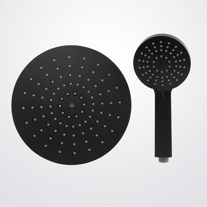 Skorter | Contemporary Black Round Showerhead Combo Rain Shower Hand Shower