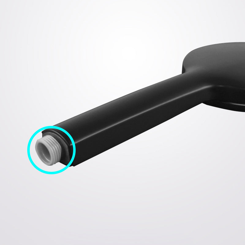 Skorter | Contemporary Black Round Showerhead Combo Rain Shower Hand Shower