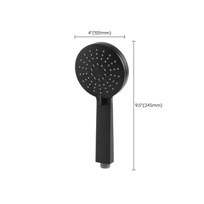 Skorter | Contemporary Black Round Showerhead Combo Rain Shower Hand Shower