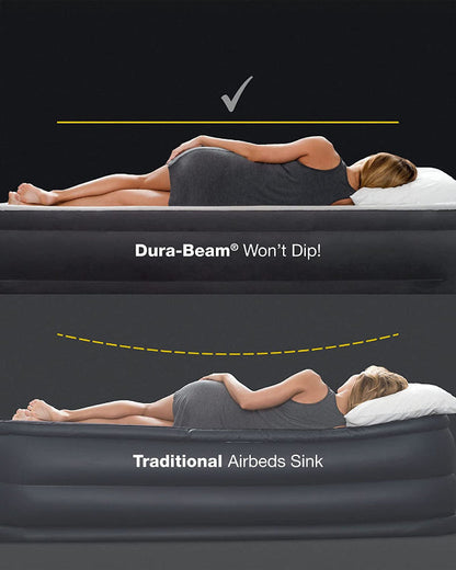 Skørter | Air mattress 10" Height with Fiber-Tech, 300lb Capacity, Pump Not Included