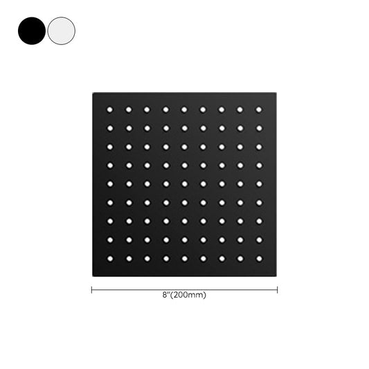 Skorter | Black round fixed shower head Modern design wall-mounted shower head