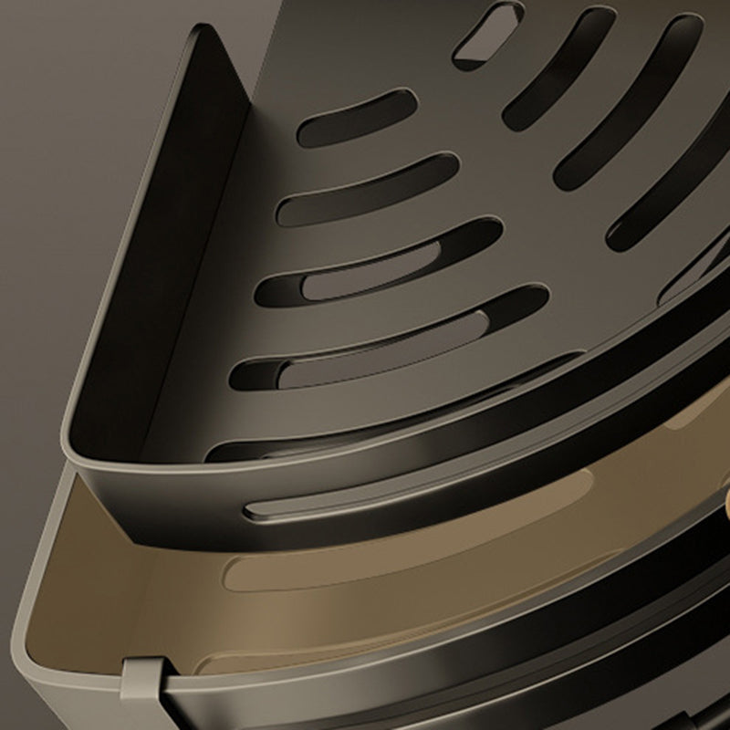 Skorter | Contemporary Aluminum Bathroom Accessory Set Gray Bath Shelf