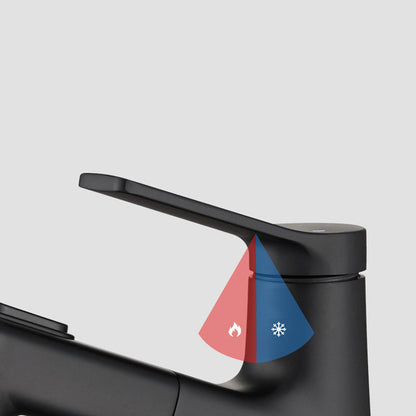 Skorter | Contemporary Vessel Faucet Metal Single Lever Low Arc Vessel Faucet for the Bathroom