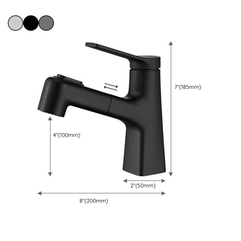 Skorter | Contemporary Vessel Faucet Metal Single Lever Low Arc Vessel Faucet for the Bathroom