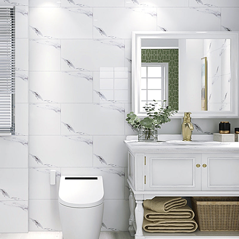 Skorter | Contemporary Style Wallpaper Single Panel Bathroom Wallpaper with Rectangular Shape