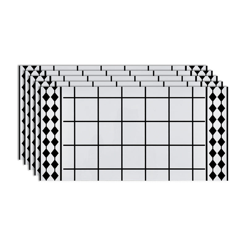 Skorter | Contemporary Wallpaper Single Panel Bathroom Wallpaper with Rectangular Shape