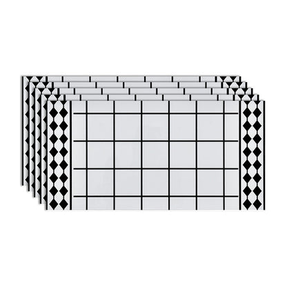 Skorter | Contemporary Wallpaper Single Panel Bathroom Wallpaper with Rectangular Shape