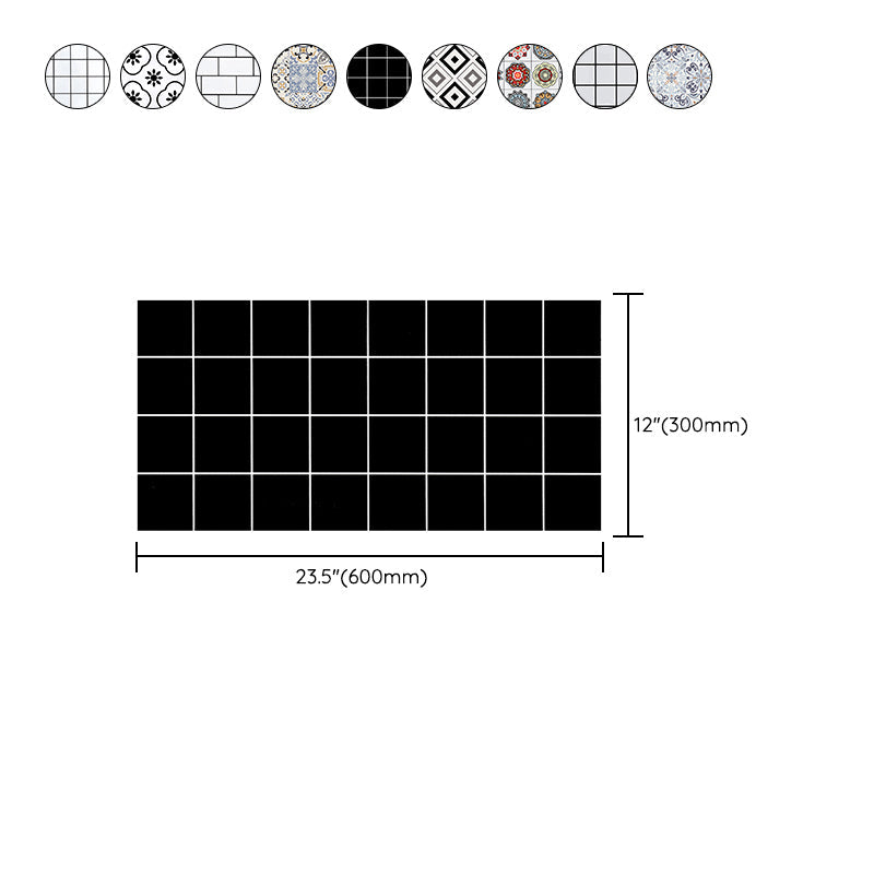 Skorter | Contemporary Wallpaper Single Panel Bathroom Wallpaper with Rectangular Shape