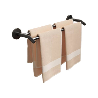 Skorter | Aluminium Bathroom Hardware Set Black Bathroom Accessories Kit Towel Holder